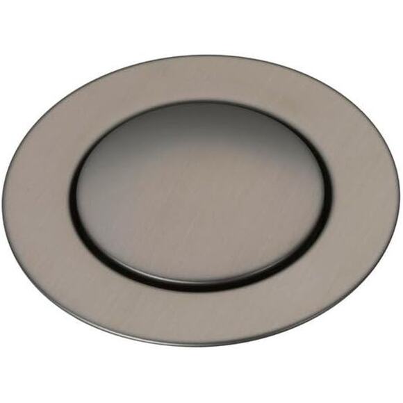 Modern Contemporary Single Hole & Handle Low-Arc Bathroom Faucet, Brushed Nickel - Picture 5 of 12